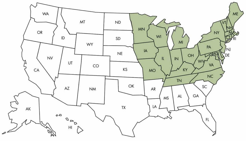 shipping map